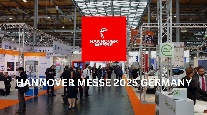 Name der ausstellung: sons lichtracker auf der industriellen ausstellung {y: i} in hannover: saal 12 D60-19